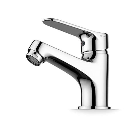 Ibergrif M11059 Grifo de Baño, Mezclador Monomando para Lavabo, Latón, Cromo