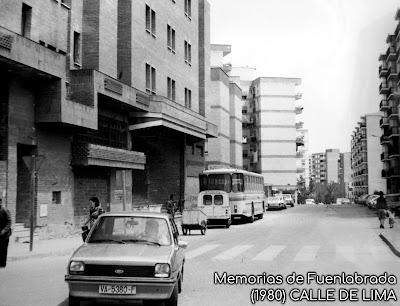 Calle de Lima en 1980