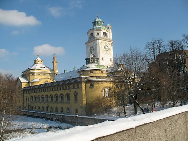 MUNICH EN INVIERNO - I: CAMINANDO CON EL ISAR