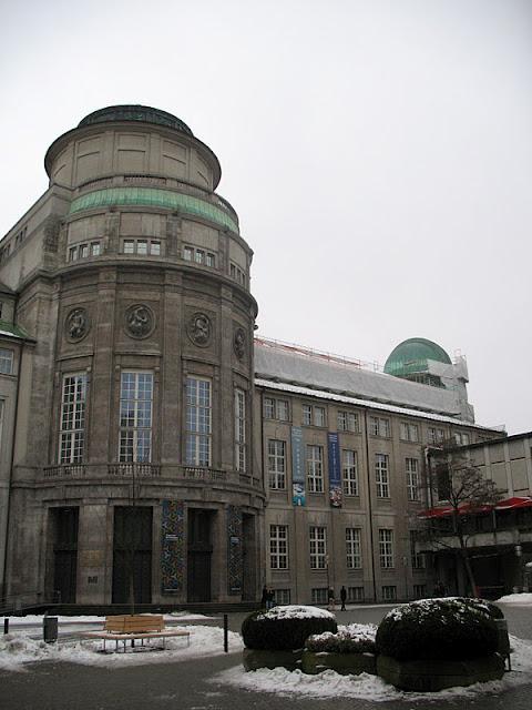 MUNICH EN INVIERNO - I: CAMINANDO CON EL ISAR