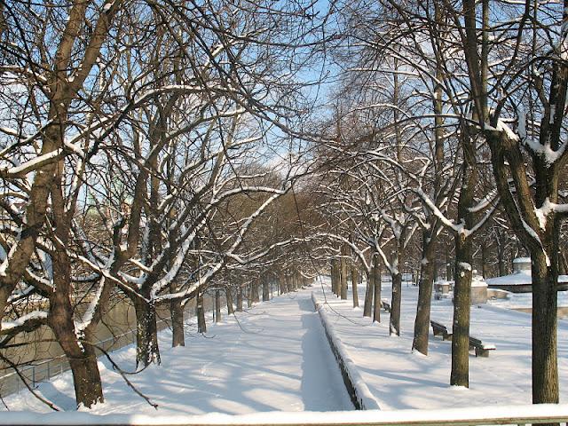 MUNICH EN INVIERNO - I: CAMINANDO CON EL ISAR