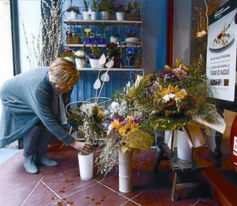 Ofertas en la floristería Violetes del Bosc durante la Opportunity Week del 2011.