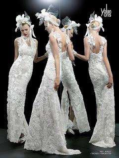 YolanCris y su colección más femenina de vestidos de novia 2012 “LE TRE GRAZIE”