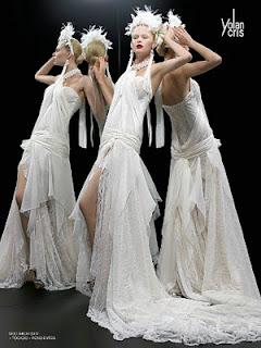 YolanCris y su colección más femenina de vestidos de novia 2012 “LE TRE GRAZIE”