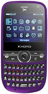 Luce femenina y vanguardista con el celular Q12 de Kyoto en rosa y morado