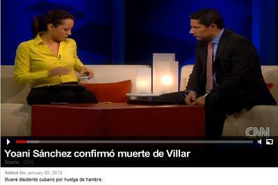 Yoani Sánchez vocera en CNN de los #BuitresUSA [+ video]