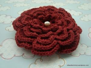 Flor crochet