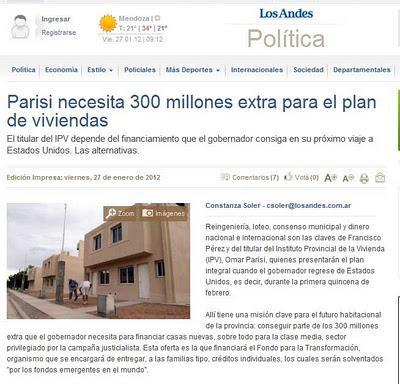 Buen aporte de los lectores de Los Andes Online