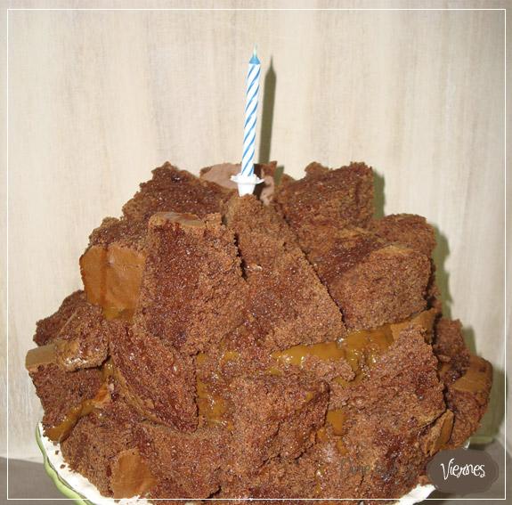 Chocolate Quake Cake: Primer Aniversario