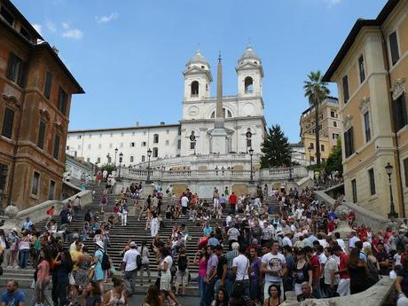 la Piazza di Spagna de Roma