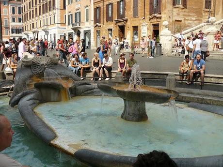 la Piazza di Spagna de Roma