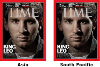 Tapa de KING LEO  mes  febrero en la revista Time