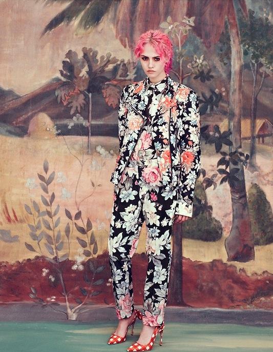 Mexcla de estampados tendencia 2012+Chaelotte Free