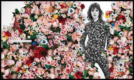 Stella McCartney presenta su campaña primavera verano 2012 en collage de flores Stella McCartney presenta su campaña primavera verano 2012 en collage de flores