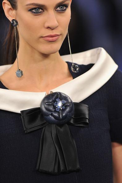 A model walks the runway during the Chanel Haute-Couture Spring / Summer 2012 Show as part of Paris Fashion Week at Grand Palais on January 24, 2012 in Paris, France.