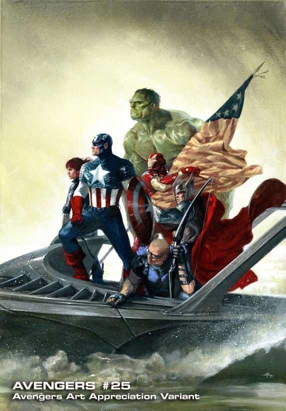 Portadas alternativas llenas de arte de Los Vengadores