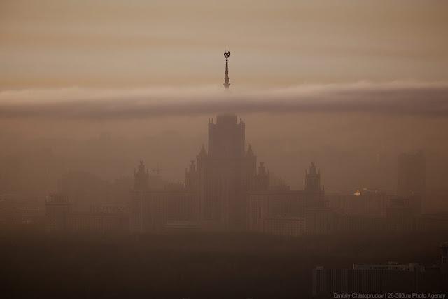 La impresionante contaminación de Moscú