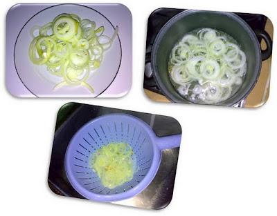 Roseta de lombarda y cebolla confitada