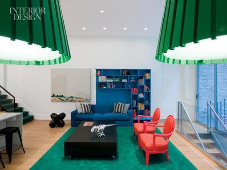 New York triplex by Ghislaine Viñas.