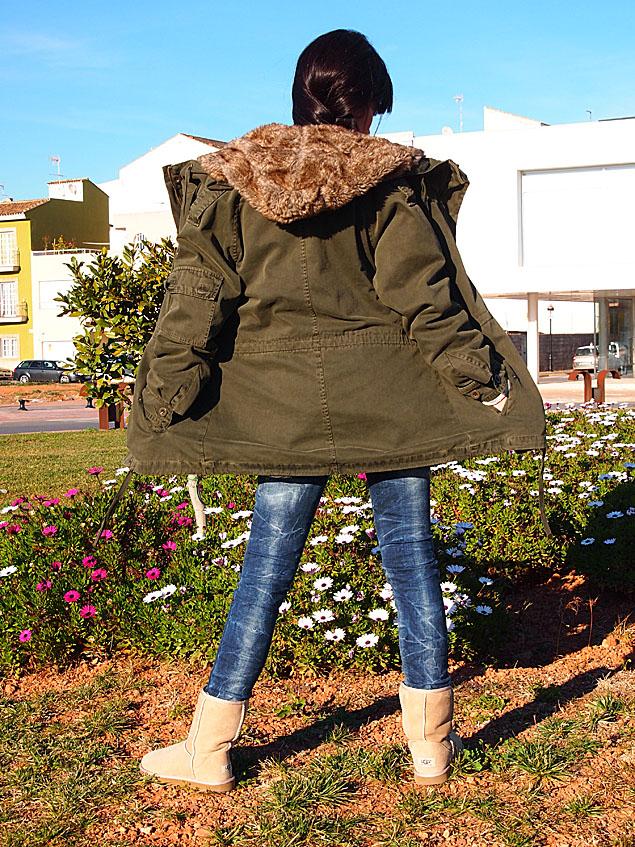 Parka verde