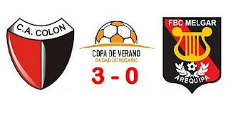2012 - CA Colón: 3 - FBC Melgar: 0