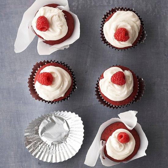 Cupcakes Red Veltet y Frambuesa