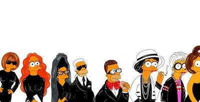 Los íconos de la moda en personajes de 'Los Simpson'