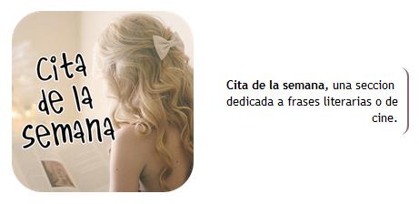 Cita de la semana ~ *1