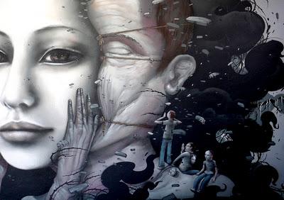 Urban art shots: Liliwenn & Bom-K