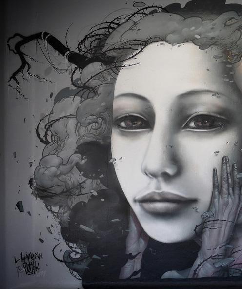 Urban art shots: Liliwenn & Bom-K