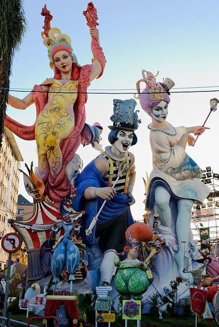 Fallas 2012: Valencia y Mar del Plata