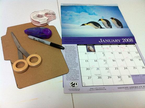 Ideas... Reciclando Calendarios