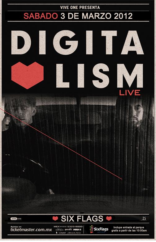 Vive one Presenta Digitalism en concierto