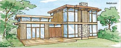 Construcción por módulos prefabricados Modernas casas de madera prefabricadas modulares.