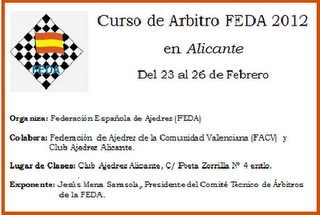 Curso de Arbitro FEDA 2012 en Alicante