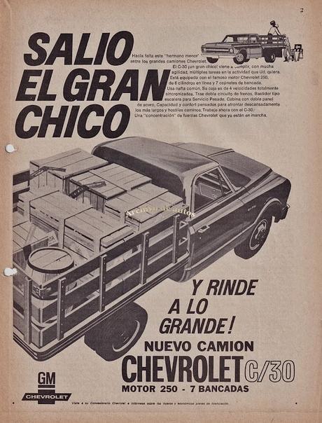 Chevrolet C30, el camión liviano de General Motors Argentina