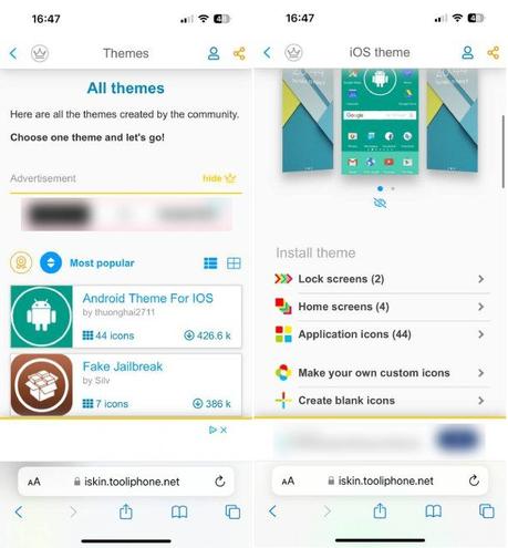 aplicación de icono de iPhone