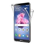 AICEK Funda Huawei P Smart, Transparente Silicona 360°Full Body Fundas para Huawei P Smart Carcasa Silicona Funda Case 15 X 8 cm (5,65 Pulgadas