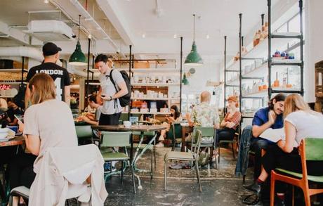 Café restaurante en Shoreditch, Londres