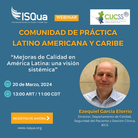 Grabación del seminario web:  Mejoras de Calidad en América Latina: una visión sistémica”