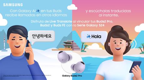 Con Galaxy AI y Galaxy Buds2 Pro habla por teléfono en múltiples idiomas Galaxy-Buds2-Pro_Galaxy-AI1000