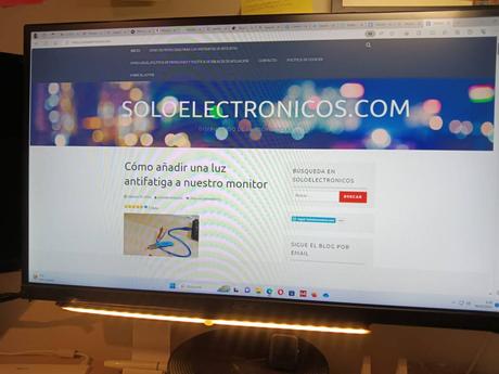 Cómo añadir una luz antifatiga a nuestro monitor