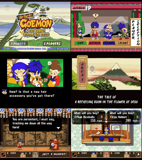 Ganbare Goemon: Ooedo Daikaiten (Go for it! Goemon: The Grand Cycle of Oedo) de PlayStation traducido al inglés