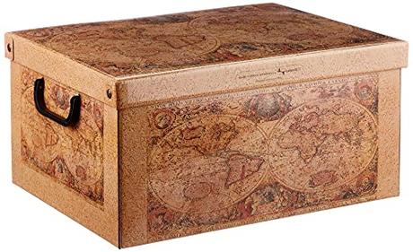 Kanguru Caja de Almacenamiento en cartòn Lavatelli, Modelo Marco Polo, Media 32x42x21cm (028 MP), Mediana