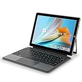 ALLDOCUBE 2 en 1 PC Tablet Laptop con Teclado, Notebook Windows 11, Tablet Intel Celeron N4120, 8GB RAM 128GB SSD, FHD IPS Display1920x1280, 2.4G+5G WiFi, BT4.2, Type C, QWERTY US Teclado