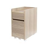 Iris Ohyama, Mueble de almacenaje / Mueble con repisa / Escritorio con repisas y ruedas / Mueble escritorio, Diseño, oficina, estudio - Chest of Drawer - FDK-3059 - Marrón claro
