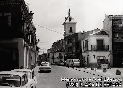 Plaza de España en 1980