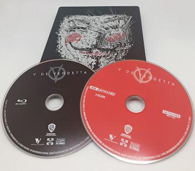 V de Vendetta; Edición especial steelbook UHD + Bluray