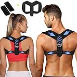 LOW&EE® Corrector Postura Espalda Ajustable transpirable para Hombre y Mujer - Incluye 2 Almohadillas Protectoras