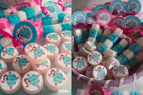 Jabones nombre personalizado comunión